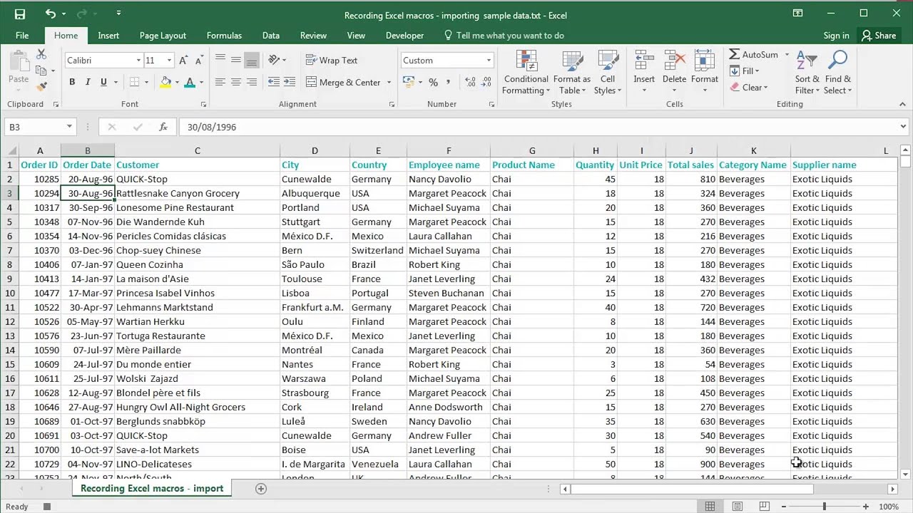 excel for mac macro to import multiple csv files into one sheet